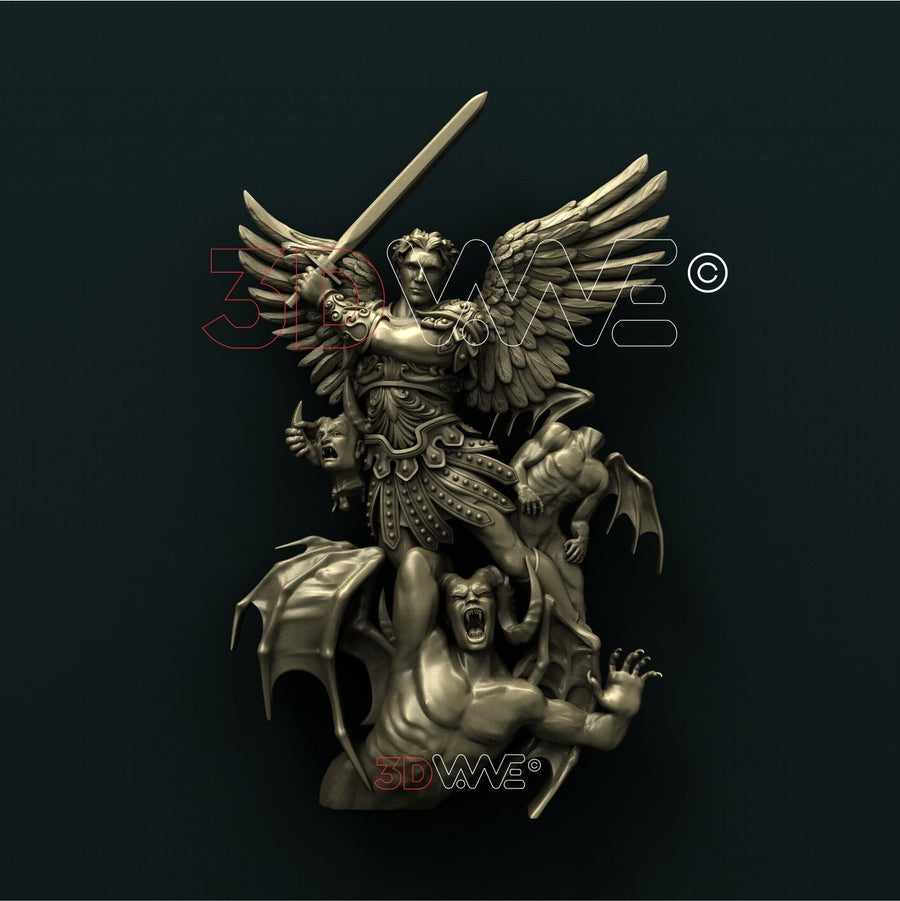 ARCHANGEL MICHAEL 3D STL 3DWave