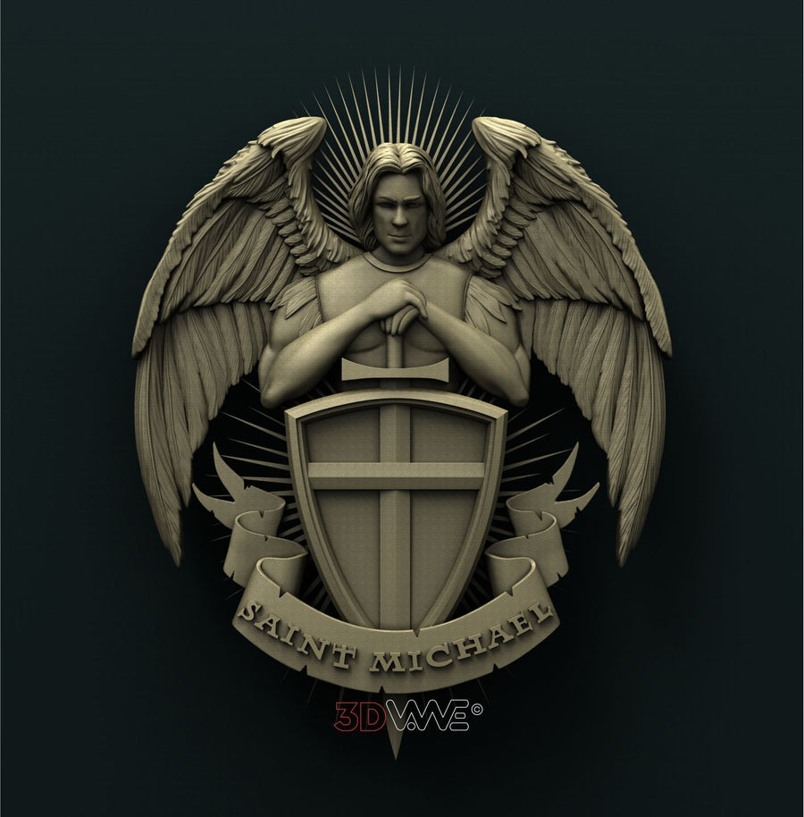 ARCHANGEL MICHAEL, POLICE PROTECTOR 3D STL 3DWave