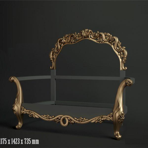 ARMCHAIR 3D STL 3DWave