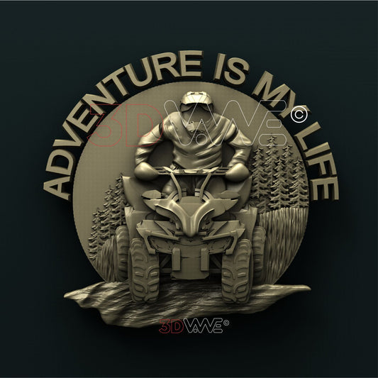 ATV QUAD 3D STL 3DWave