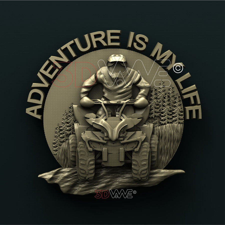 ATV QUAD 3D STL 3DWave
