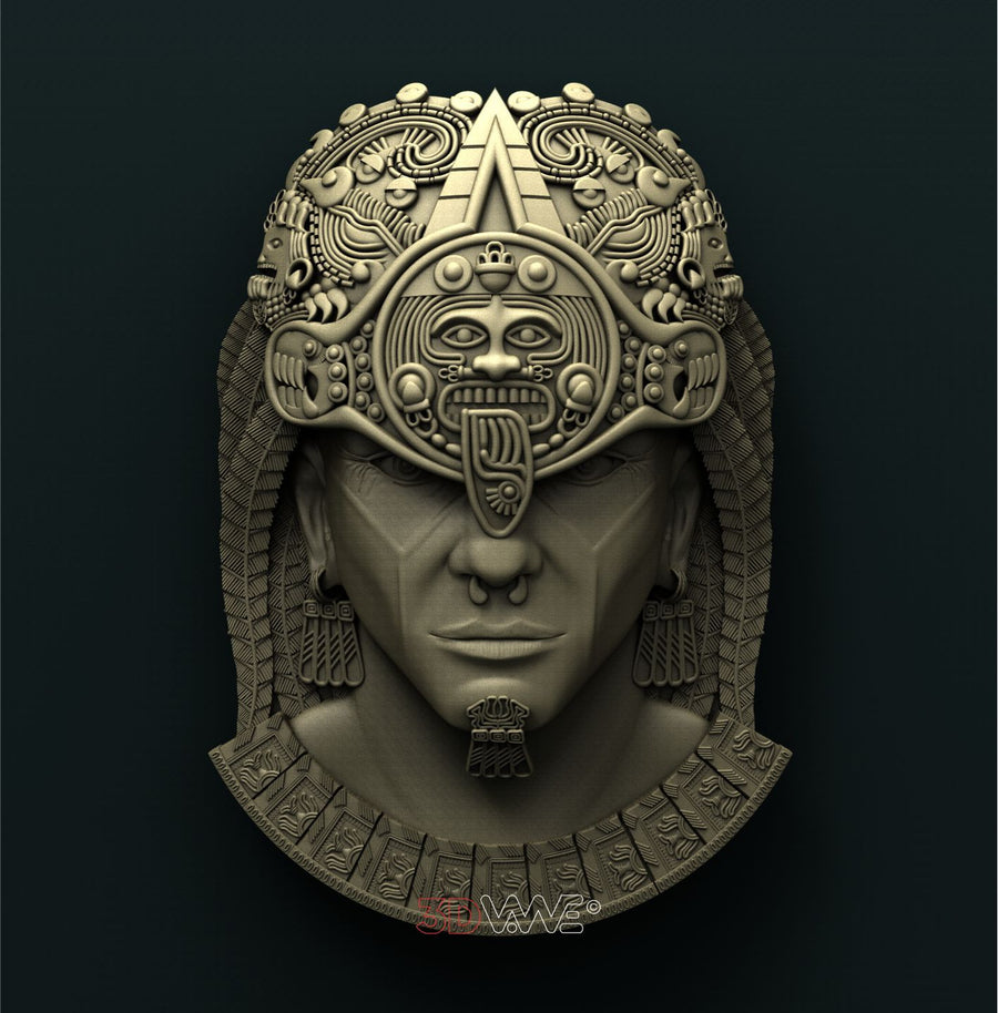 AZTEC WARRIOR 3D STL 3DWave