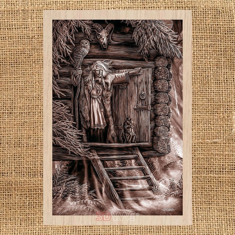 BABA YAGA pyroprinter and laser-ready file 3DWave.us