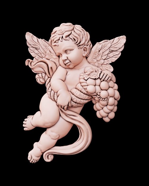 Baby angel 3d stl 3DWave.us