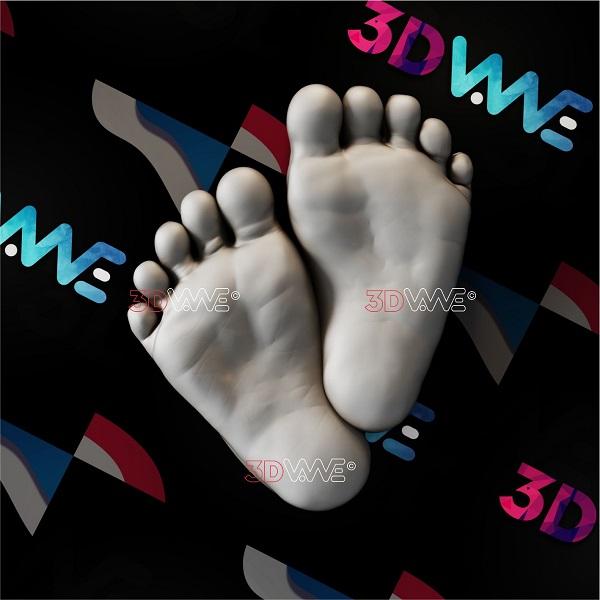BABY FEET 3d stl 3DWave.us