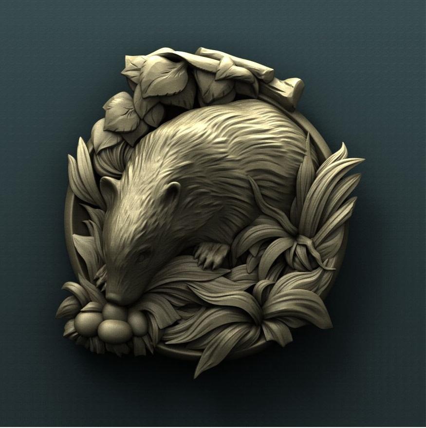 BADGER 3D STL 3DWave