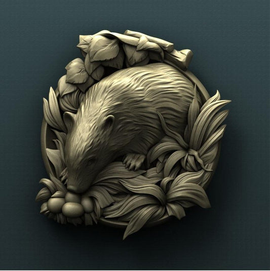 BADGER 3D STL 3DWave