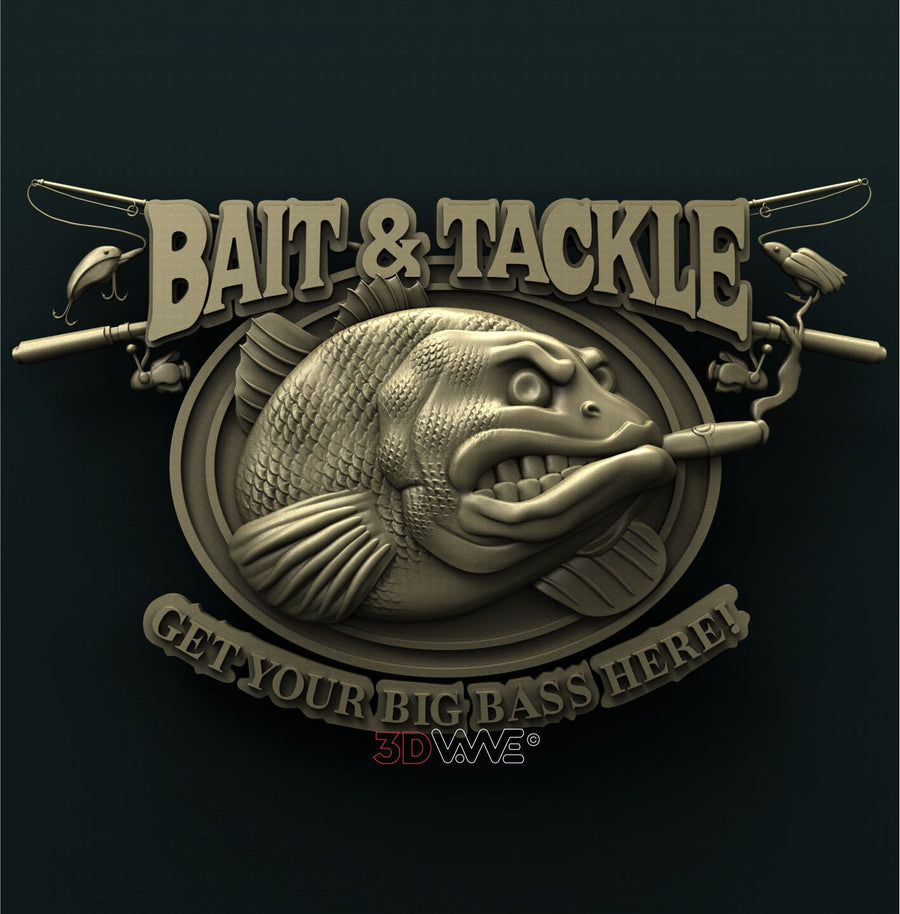 BAIT AND TACKLE 3D STL 3DWave