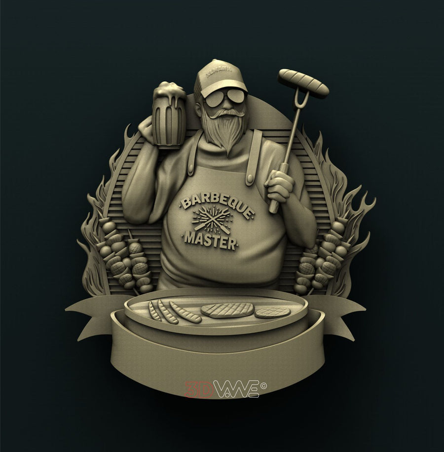 BARBEQUE MASTER 3D STL 3DWave