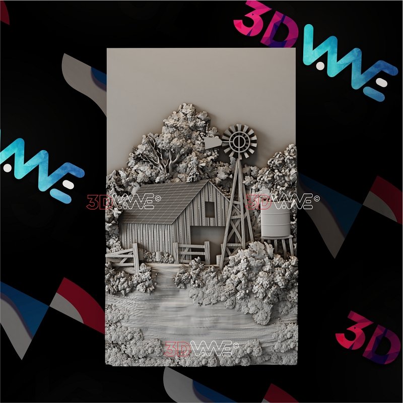 BARN 3d stl 3DWave.us