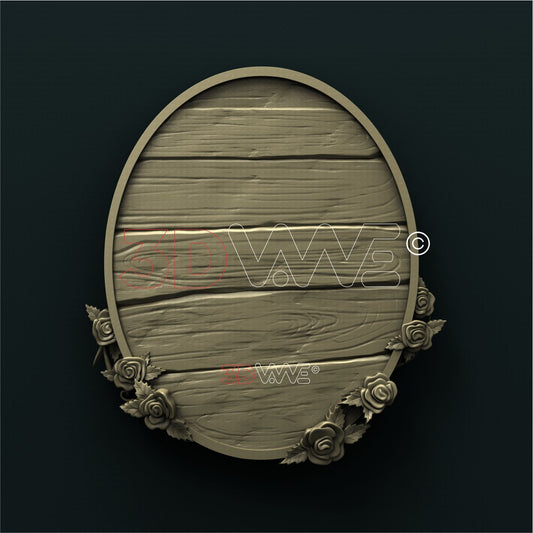 BARREL WITH ROSES 3D STL 3DWave