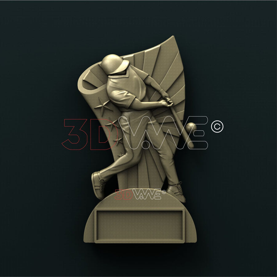 BASEBALL AWARD 3D STL 3DWave
