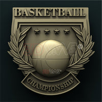 Thumbnail for BASKETBALL 3D STL 3DWave