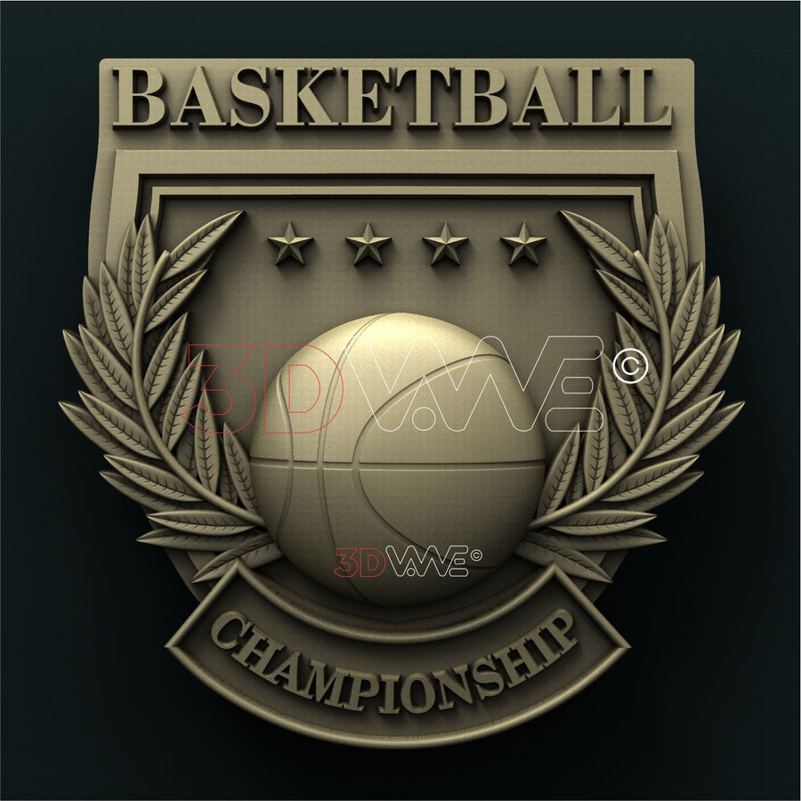 BASKETBALL 3D STL 3DWave