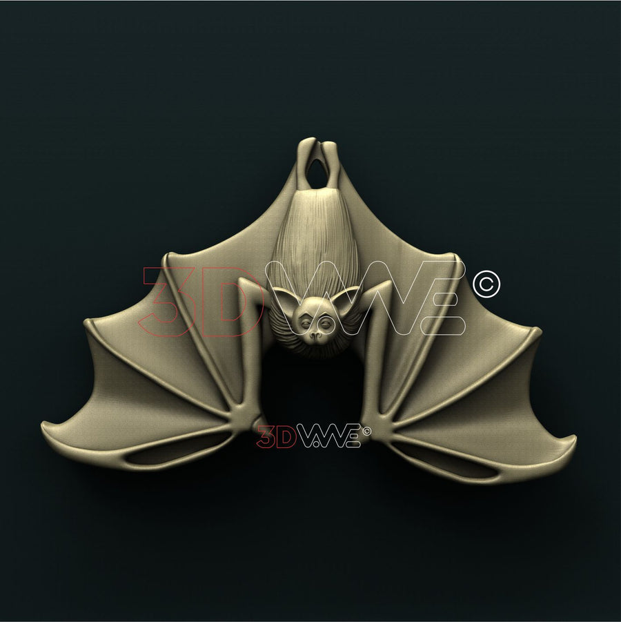 BAT 3D STL 3DWave