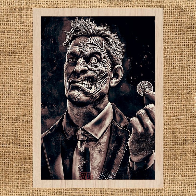 BATMAN Glowforge laser file 3DWave