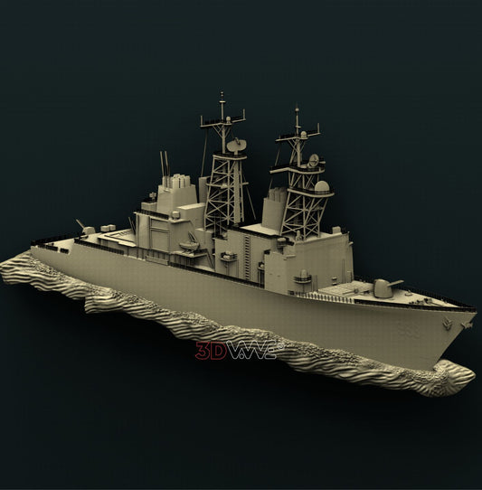 BATTLE SHIP 3D STL 3DWave