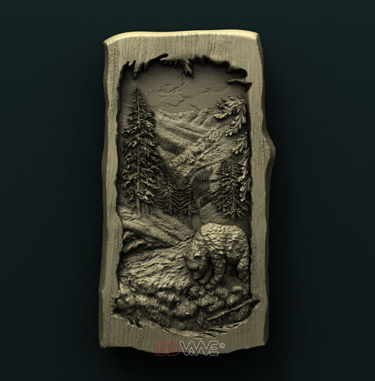 BEAR 3D STL 3DWave