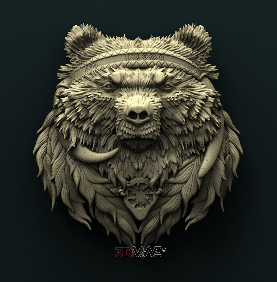 BEAR 3D STL 3DWave