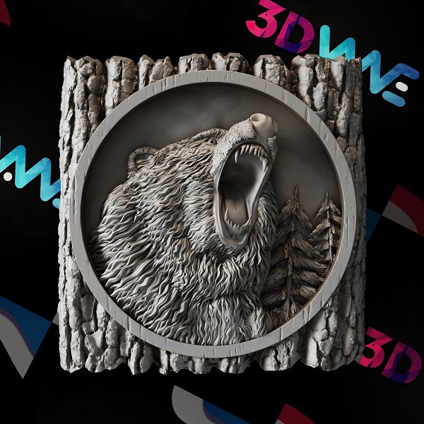 Bear 3d stl - 3DWave.us