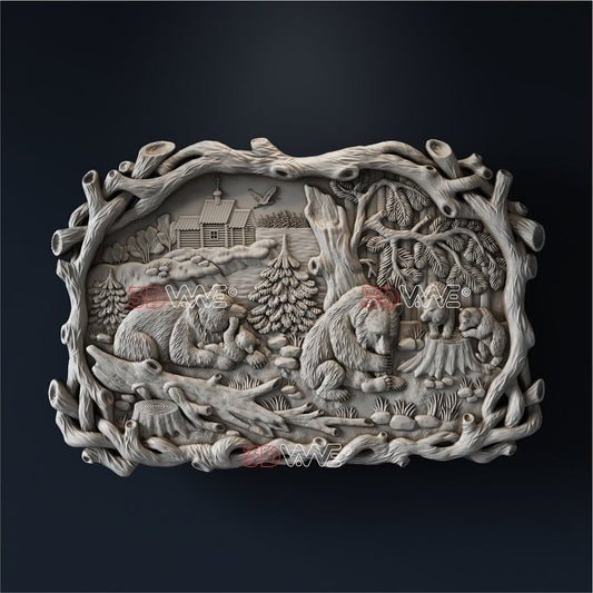 BEARS 3d stl 3DWave-us