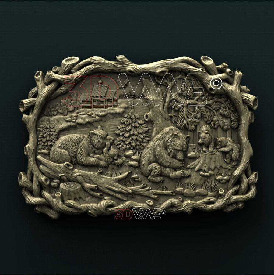 BEARS 3D STL 3DWave