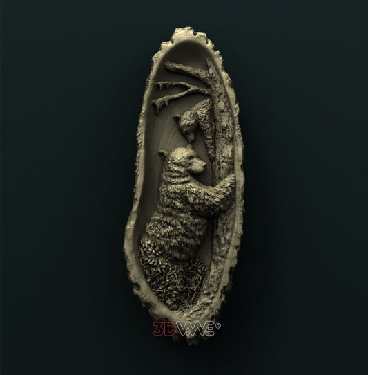 BEARS 3D STL 3DWave