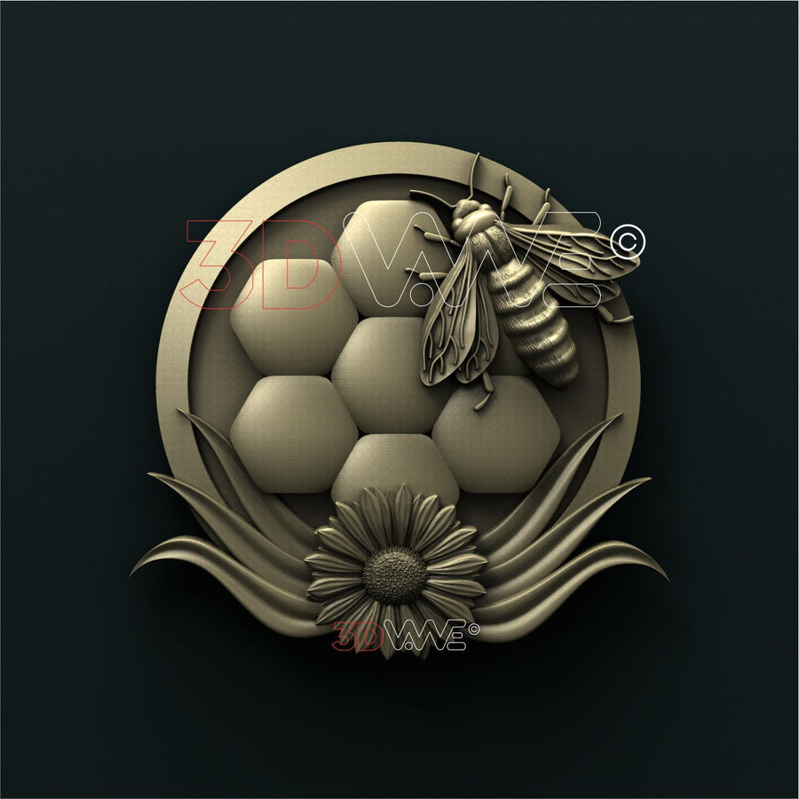 BEE 3d stl 3DWave