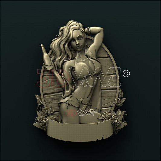 BEER SIGN 3D STL 3DWave