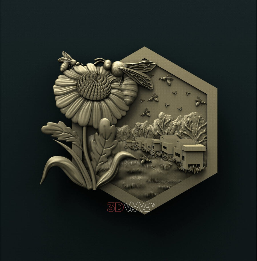 BEES 3D STL 3DWave