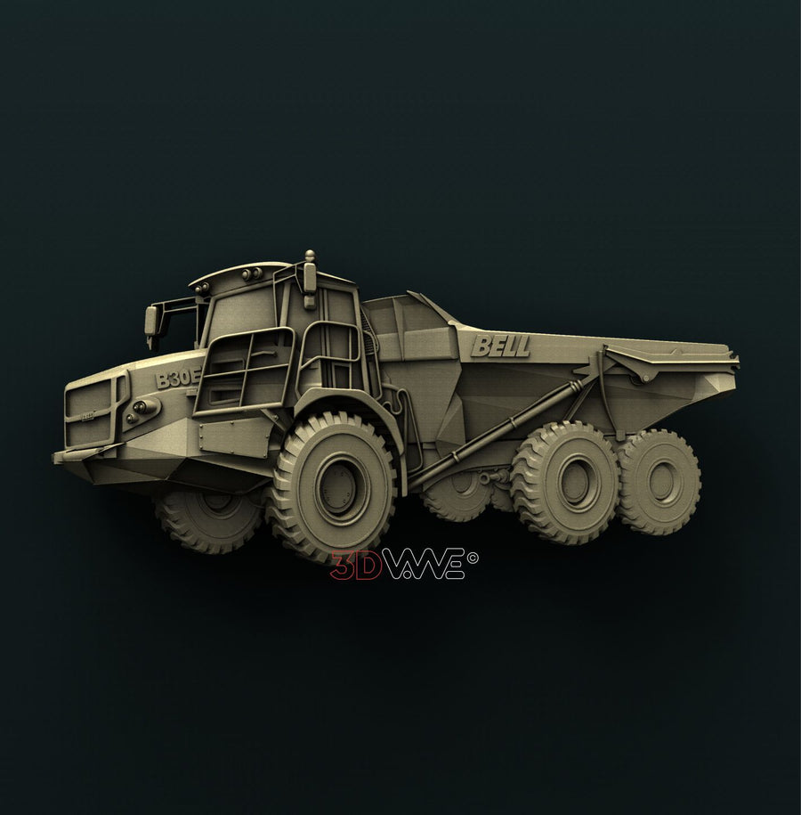 BELL TRUCK 3D STL 3DWave