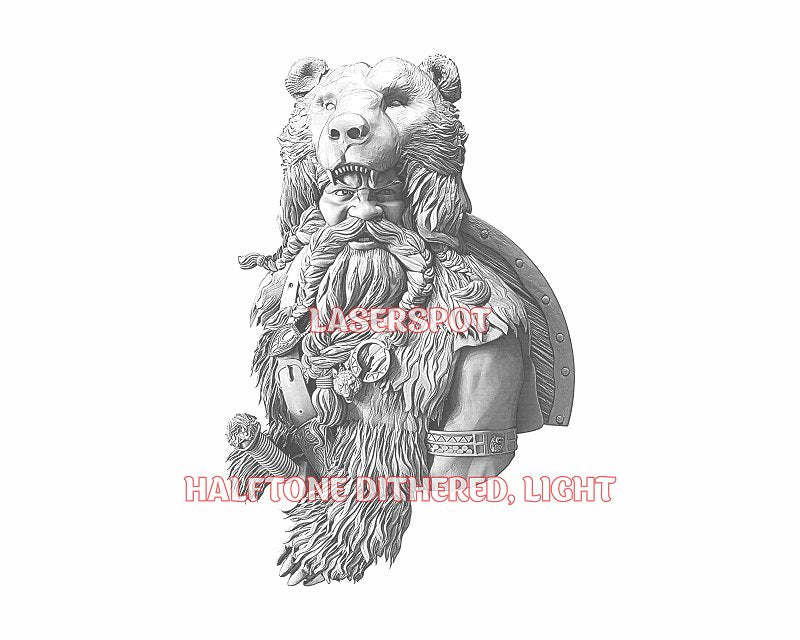 Berserker 3d illusion & laser-ready files - 3DWave.us