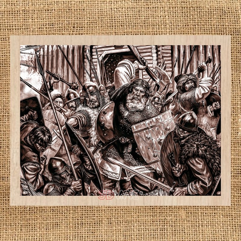 BERSERKER pyroprinter and laser-ready file 3DWave.us