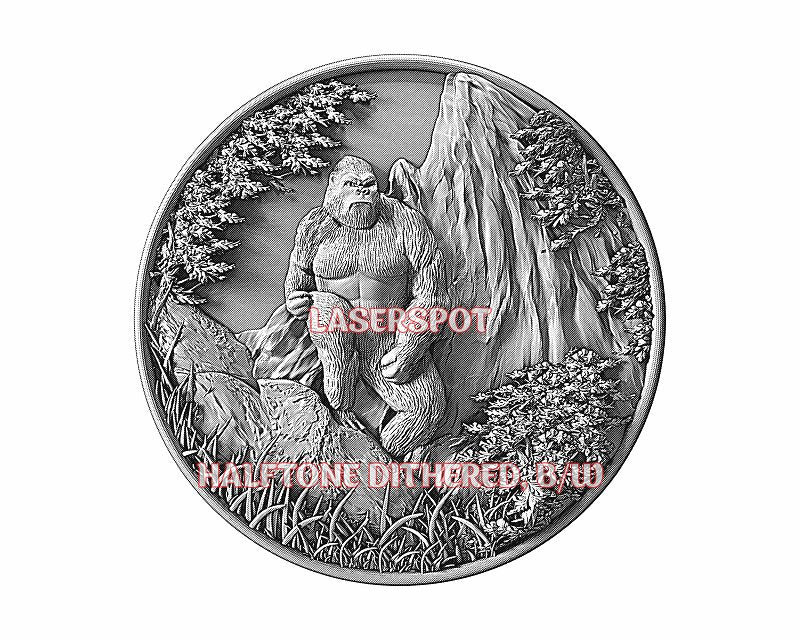 Bigfoot 3d illusion & laser-ready files - 3DWave.us