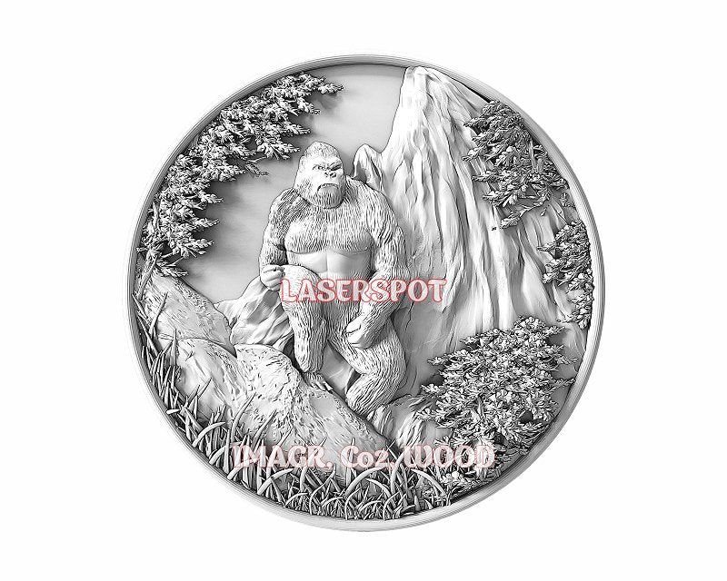 Bigfoot 3d illusion & laser-ready files - 3DWave.us