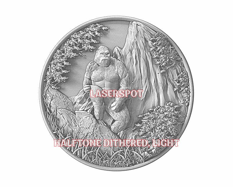 Bigfoot 3d illusion & laser-ready files - 3DWave.us