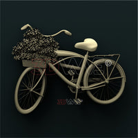 Thumbnail for BIKE AND FLOWERS 3D STL 3DWave