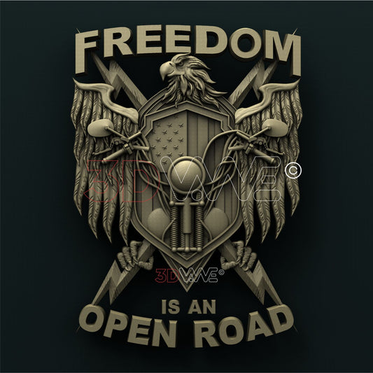 BIKER EAGLE 3D STL 3DWave