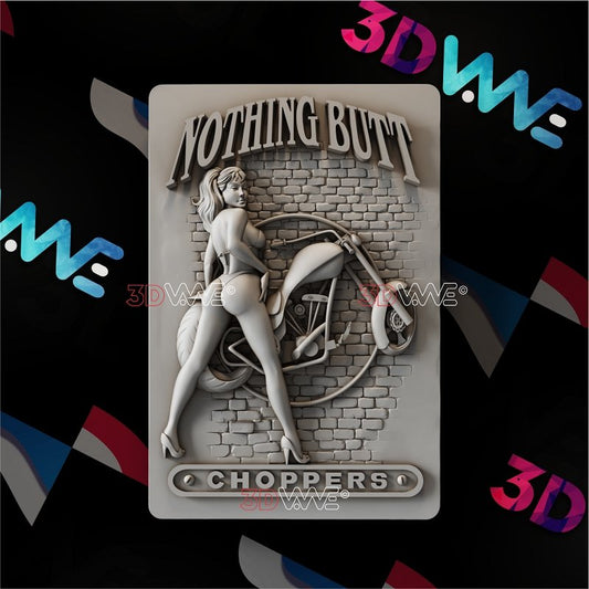 BIKER SIGN 3d stl 3DWave