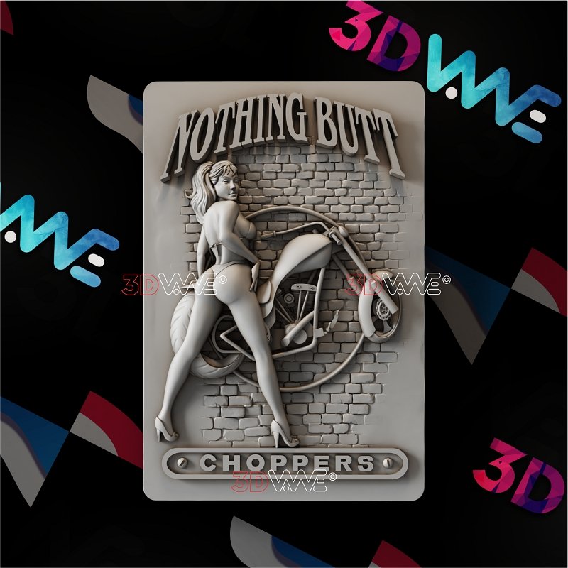 BIKER SIGN 3d stl 3DWave