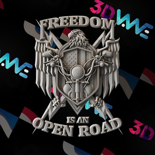 BIKER SIGN 3d stl 3DWave.us