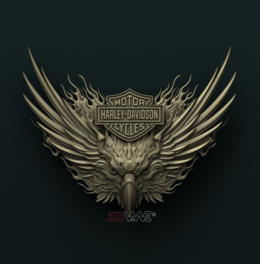 BIKERS EAGLE 3D STL 3DWave