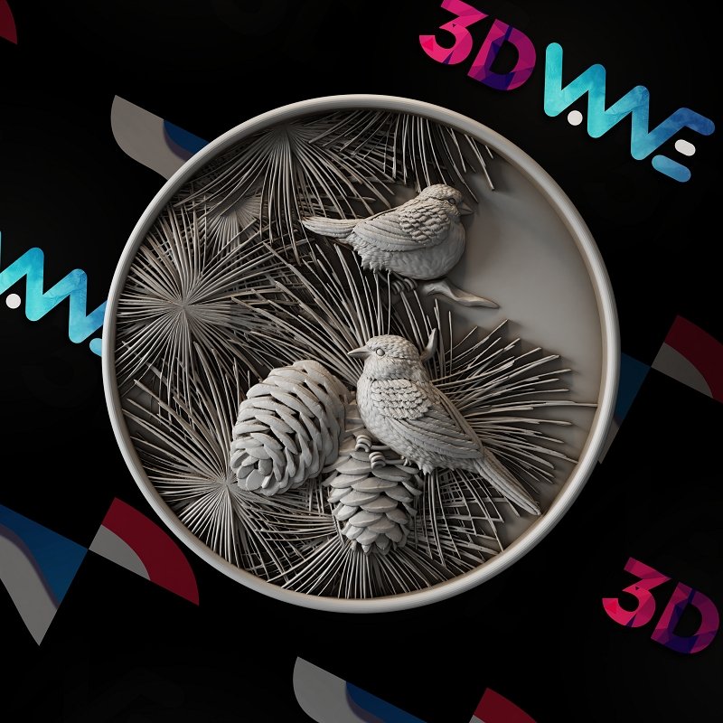 BIRDS 3d stl - 3DWave.us