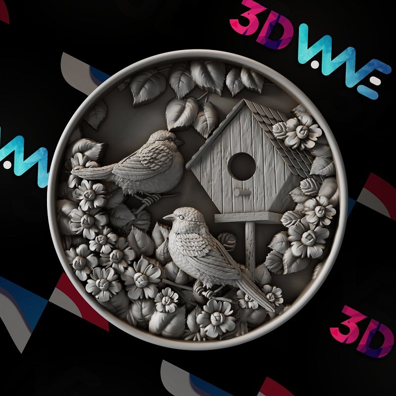 BIRDS 3d stl - 3DWave.us