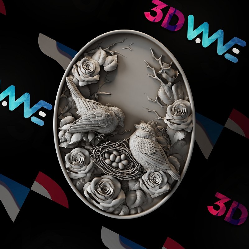 BIRDS 3d stl - 3DWave.us