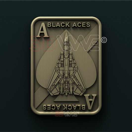 BLACK ACES 3D STL 3DWave