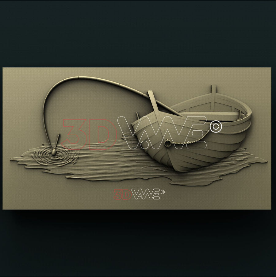 BOAT 3D STL 3DWave