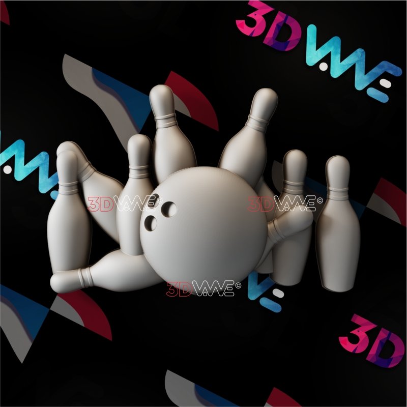 BOWLING 3d stl 3DWave.us