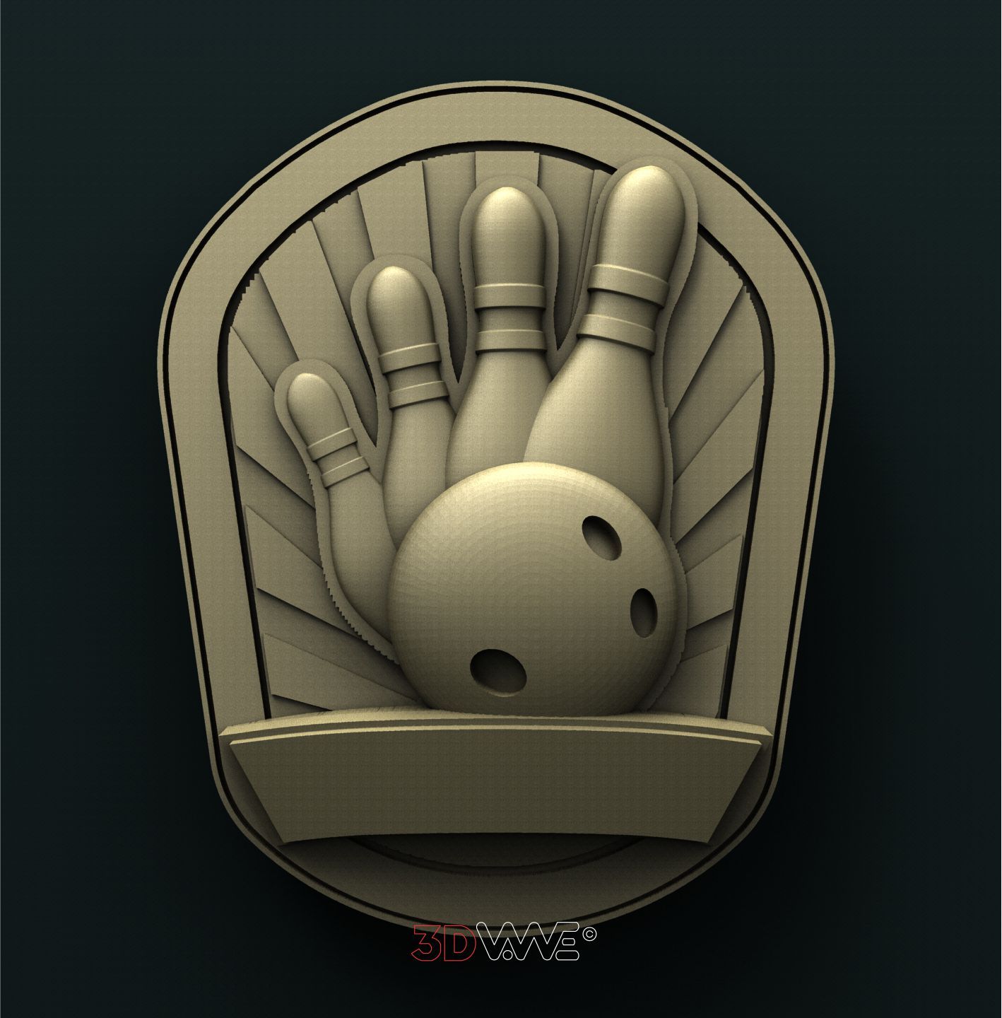 BOWLING 3D STL 3DWave