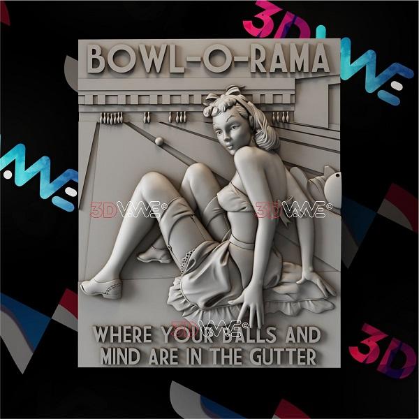 BOWLING GIRL 3d stl 3DWave.us